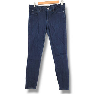 Ann Taylor Women's‎ Mid Rise The Super Skinny Dark Wash Jeans Size 8